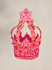 Pink Crown / Original Painting
