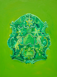 Green Shield, Poland / Original on Canvas