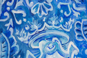 Blue Siddur / Original Painting