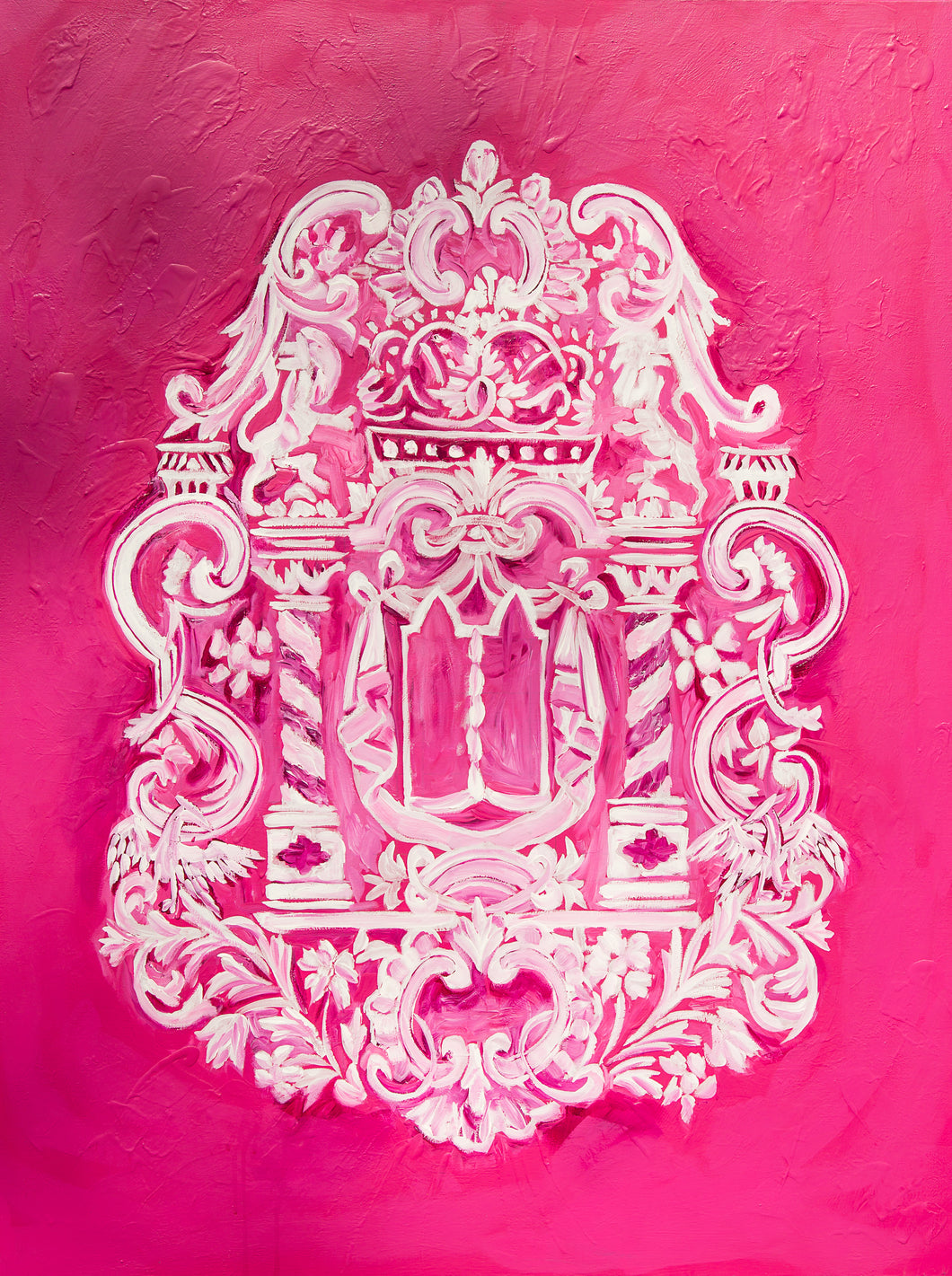 Pink Shield / Original Painting