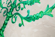 Green Menorah / Original Painting